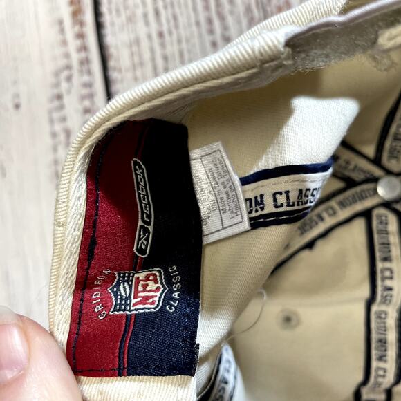 St Louis Rams NFL Hat Cap Tan Est 1937 Reebok Gridiron Classic Adjustable Strap - Picture 7 of 8